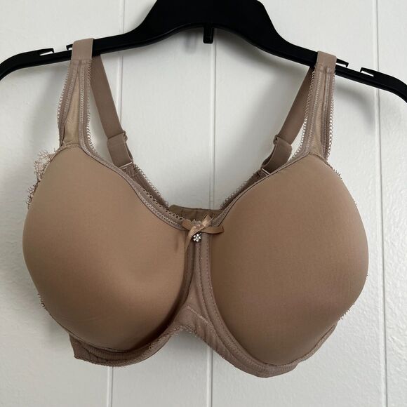 Wacoal -  Retro Chic Seamless Underwire Contour Bra 853186 - Nude 32H - Picture 1 of 10